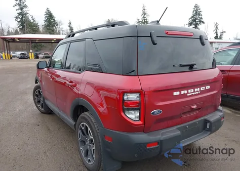 2025 Ford Bronco Sport Outer Banks from USA, damaged, VIN 3FMCR9CN5SRF38240